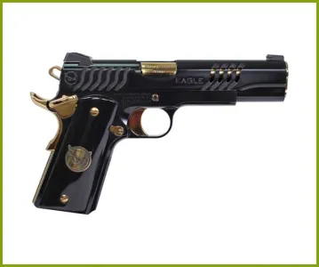 IVER JOHNSON EAGLE ONYX - 1911 45ACP 8RD POLISHED PVD