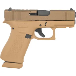 GLOCK G43X 9mm Luger 3.41in 15rd Steel Serrated Slide Ambidextrous Pistol