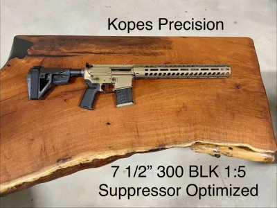 Kopes Precision 300 BLK Suppressor Optimized 1-5 Twist RH AR Pistol