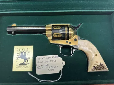 US Historical Society Uberti SA Army "National Cowboy Hall of Fame .45C