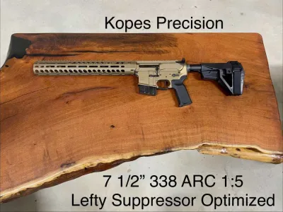 Kopes Precision 338 ARC Suppressor Optimized LH 1-5 Twist Left Handed
