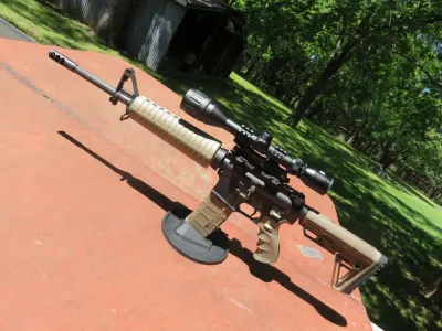 New Anderson FDE. 223/556 Bushnell 4-12x40 Scope =Brake