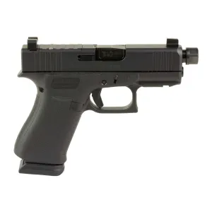 GLOCK 43X 9mm 3.92in 15rd Black Striker-Fired Pistol GLUX4350204R15PUPBKSCT