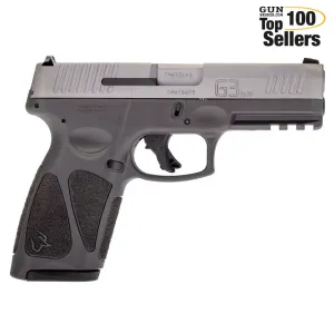 TAURUS G3 9mm Luger 4in 15/17rds Gray/Stainless Steel Pistol (1-G3B949G)