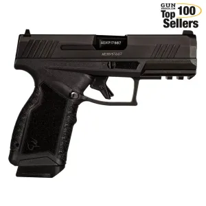 TAURUS GX4 Carry 9mm 3.7in 2x15rd Black Pistol (1-GX4CR941)