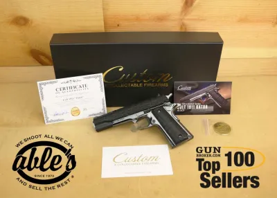 Custom & Collectible Colt 1911 Gator, 45 ACP, 5in, 7 Rd,154 out of 300, NIB