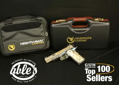 Nighthawk Custom VIP Agent II 0872, 45 ACP, 5", Mammoth Tusk Ivory, 7 Rds