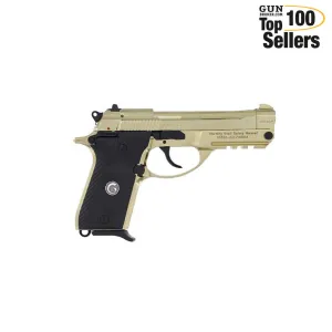 EAA Girsan MC 14T Tip-Up 380 ACP 4.5in 13rd Gold Plated Pistol (390870)