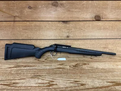 RUGER AMERICAN 17 HMR 9+1 16.10" SATIN BLUED THREADED BARREL SATIN BLUED