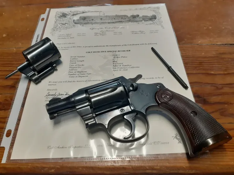 WTS Pflugerville 1949 Colt Police Positive 38 special Colt letter