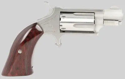 NAA 22 WMR 1 1/8IN BARREL 5RD SS BOOT GRIP NAA-22MS-GBG