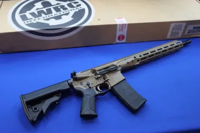 LWRC Model IC DI AR15 Rifle 300 BLACKOUT FDE 16" MLOK Ambi Lower NEW 300BLK