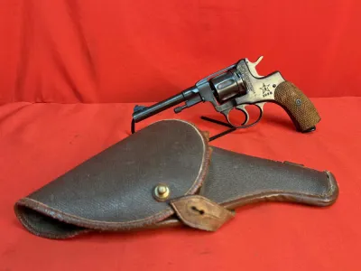 Tula Arsenal 1895 Nagant 7.62x38mmR Revolver 4.5" BBL 6-Shot 1936 w Holster