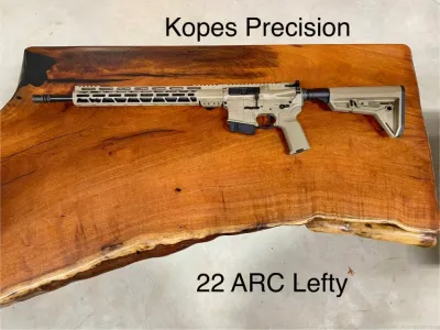 Kopes Precision 22 ARC Rifle FDE Lefty Left Hand