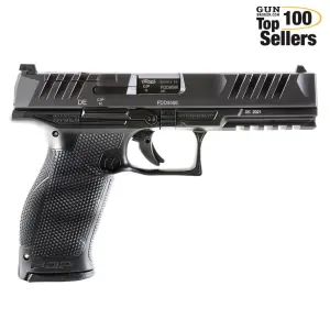 WALTHER PDP Full Size 9mm 5in 2x 18rd Mags Optic Ready Blk Pistol (2844001)