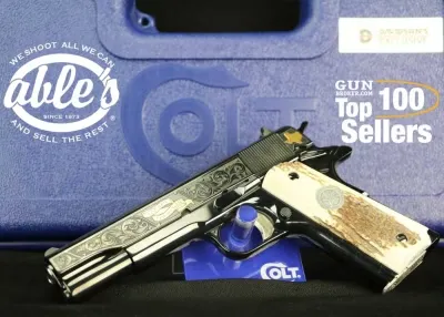 Colt Custom 1911 Texas Ranger 1911 O1911C-38-FTXR, 38 Super, 5", 9 Rd, NIB