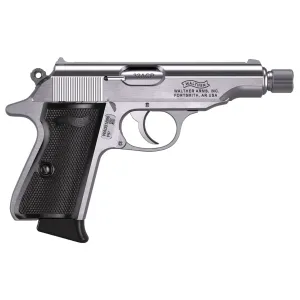 WALTHER PP SD Stainless 32 ACP 3.9" Threaded 2x8rd Semi-Auto Pistol 4796062