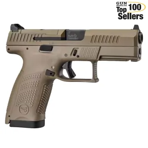 CZ P-10 Compact 9mm 4.02in 15rd Flat Dark Earth Semi-Auto Pistol (91577)