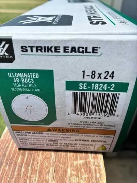 Vortex Strike Eagle 1-8 and Diamondback 3x9 for sale in San Antonio Texas