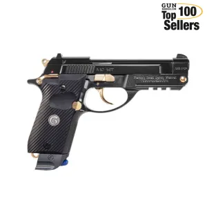 EAA Girsan MC 14T Tip-Up 380 ACP 4.5in 13rd Black Gloss/Gold Pistol 390875