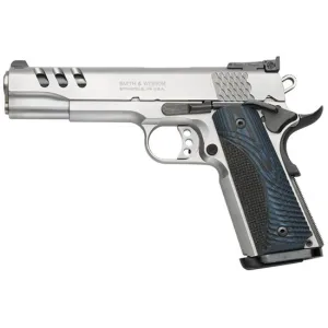 SW PC 1911 45ACP 5 SS AS G10 CUSTOM WOOD 8RD