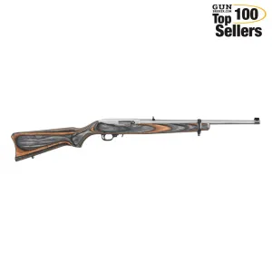 RUGER 10/22 Carbine 22LR 18.5" 10rd Brown & Black Laminate Stock Rifle 1273