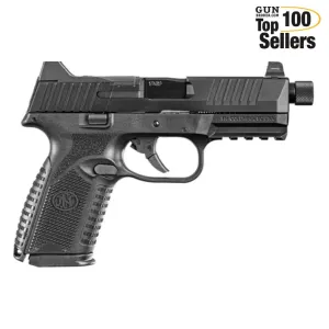 FN AMERICA 509 Midsize Tactical 9mm 4.5in 1x15rd 1x24rd Bk Semi-Auto Pistol