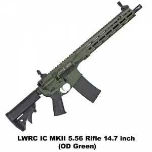 LWRC IC MKII 14.7" 5.56 NATO RIFLE OD GREEN (ICMKIIR5ODG14P)