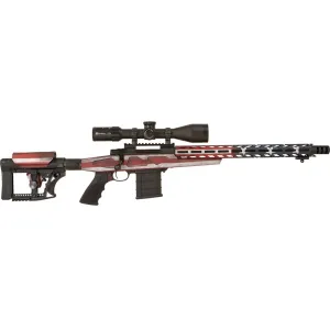 Howa M1500 Gen 2 American Flag Chassis Rifle 6.5 Creedmoor 16.25 in. Packag