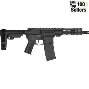 CMMG Banshee Mk4 300BLK 8in 30rd Armor Black Pistol w/ Ripbrace 30AF20A-AB