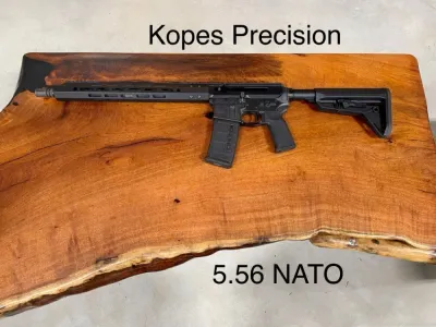 Kopes Precision 5.56 NATO AR Rifle Made in TX, Left Hand SCR