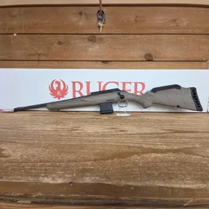 Ruger American Gen 2 Ranch LH .300 BKO AR-Mag 16.1" bbl FDE Splatter