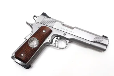 Kimber Stainless TLE II .45 ACP 5" BBL US Air Force Grips Original Box Used