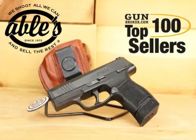 Sig Sauer P365 Manual Safety Pistol, 9mm, 3.1", Polymer, 12 Rd, W/Holster