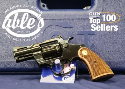 Colt Python Revolver PYTHONBP2WTS, 357 Mag, 2.5", Wood Grips, 6 Rds, NIB