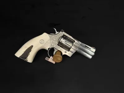 New! Colt Manufacturing Python .357 Mag 3" Barrel Stag Grips Tyler Customs