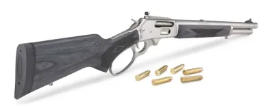1895 Trapper - 45-70 - Stainless & Laminate - 16" Threaded Barrel - 5+1