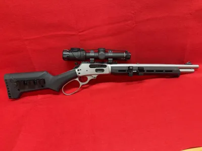 Marlin 1895 45-70 Stainless TB 16" w/Trijicon Accupoint 1-6 Magpul
