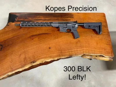Kopes Precision 300 BLK AR Rifle, Left Hand
