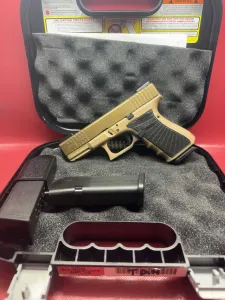 Wilson Combat Glock 19 Gen 4 9mm 9 mm FDE/Black Frame & Gold Slide NIB Current Bid $205.00 12d 6h | 3 Bids