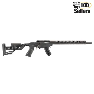 RUGER Precision Rimfire .22 WMR 15rd 18in Black Anodized Rifle (8404)