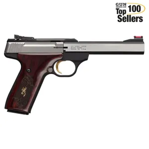 BROWNING Buck Mark Medallion Rosewood .22LR 5.5" Stainless Pistol 51543490