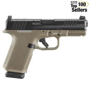 RUGER RXM 9mm 4in 2x 15rd Mags Black/FDE Striker-Fired Pistol (19426)