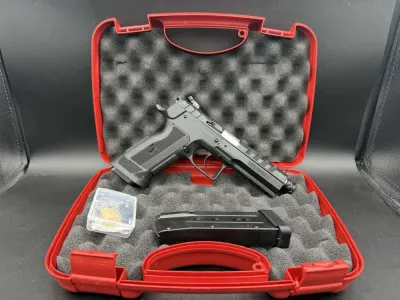 NEW! Tanfoglio Force Duty Tactical THREADED 9mm w/ Adj Sights OPTIC DA/SA Current Bid $338.00 2d 3h | 5 Bids
