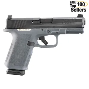 RUGER RXM 9mm 4in 2x 15rd Mags Stealth Gray/Black Centerfire Pistol (19400)