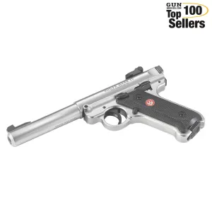 RUGER Mark IV .22 LR 5.5in Bull Barrel 10 Rd Mag Stainless Satin 40103