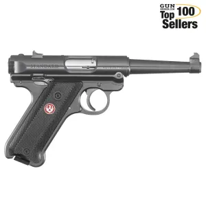 RUGER Mark IV Standard 22LR 4.75in 10rd Blued Rimfire Pistol (40104)