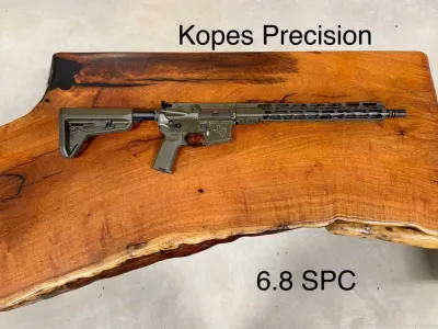 Kopes Precision 6.8 SPC II Rifle, OD Green