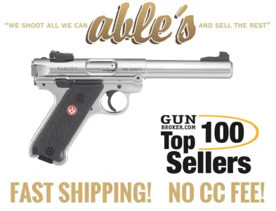 Ruger Mark IV Rimfire Pistol 40103, 22 LR, 5 1/2", Black Grips, 10 Rds, NIB