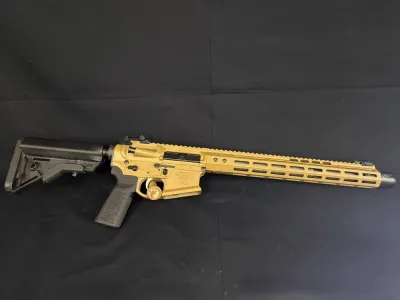 New! Noveske N4 Infidel 13.7" P&W Flaming Pig 5.56 NATO Tiger Eye Brown